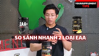 So sánh EAA NUTREX vs PVL EAA  Supplement Tips 64 [upl. by Ynnol]