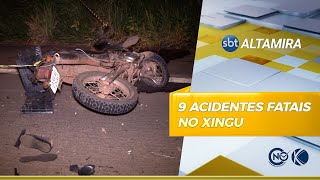 PRF registra 29 acidentes na BR230 com 9 mortes de janeiro até agora no Pará  SBT Altamira [upl. by Ivetts]