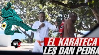 MIRA QUE CARRERA🏃‍♀️ SE LLEVO EL KARATEKA ORIGINAL CON TREMENDA PIEDRA 🤣 [upl. by Hamer]