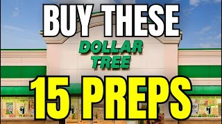 Top 15 Preps to Buy At DOLLAR TREE Upon EVERY Visit [upl. by Lucille]