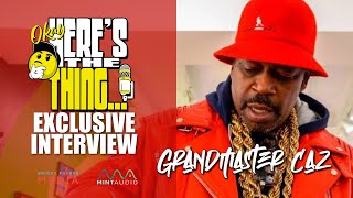 GRANDMASTER CAZ talks the birth of Hip Hop writing Rappers Delight 77 NY Blackout  MORE [upl. by Ydorb]