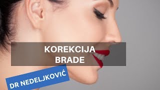 Konturisanje brade nehirurška korekcija brade hijaluronom [upl. by Suhcnip590]