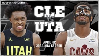 Cleveland Cavaliers vs Utah Jazz Full Game Highlights  Apr 2  2024 NBA Season [upl. by Okir770]