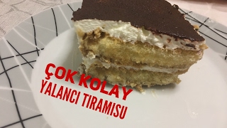 Çok kolay yalancı tiramisukolay tarifler [upl. by Oirotciv]