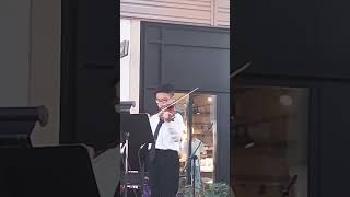 LIVE Solo Violinist CONCERTO 2 in G MAJOR 3rd MVMT by Friedrich Seitz  Suzuki Volume 4 [upl. by Dlonyer]