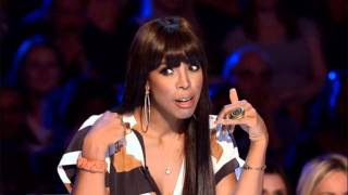 Perry Devonish abs make Kelly Rowland blush  X Factor 2011 Auditions [upl. by Maurer834]