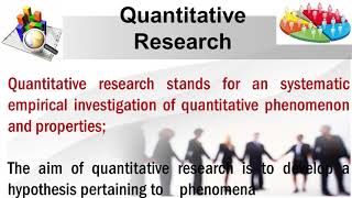 QUANTITATIVE RESEARCH [upl. by Zil]