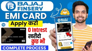 Bajaj Finserv EMI Card Online Apply 2024  Bajaj Finance EMI Card Kaise Banayen  Everything [upl. by Nylodnarb]