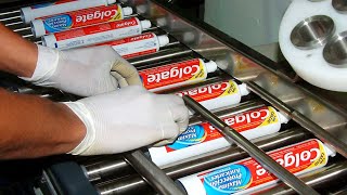 How COLGATE TOOTH PASTE is MADE🦷  Inside COLGATE Factory [upl. by Retseh]