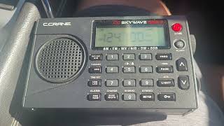 C Crane Skywave SSB2 Shortwave 103024 Air Band Oahu Hawaii [upl. by Froehlich]