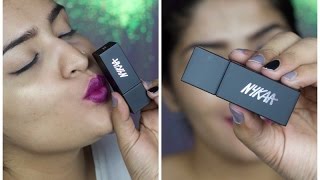 NEW Nykaa So Matte Lipsticks Mini Review  All Shades Swatches  Diwalog Day 7 [upl. by Nealon]