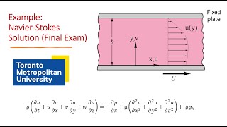 NavierStokes Equation Final Exam Question [upl. by Volkan]