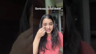 How to remove dark circles darkcircleseremoveal youtubeshorts skincare [upl. by Barny]