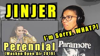 JINJER  Perennial Live at Wacken Open Air 2019  Reaction [upl. by Sarazen]