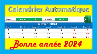 Créer le Calendrier de 2024 🎂 🗓️ [upl. by Adi]