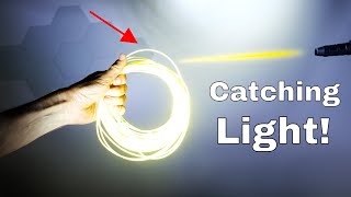 Trapping a Beam of Light In a Loop Of Fiber Optic Cable [upl. by Brandy411]