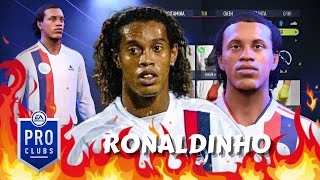 FIFA 22 Ronaldinho PSG Pro Clubs Creation [upl. by Kenimod]