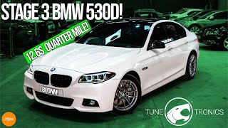 400HP Stage 3 BMW 530d that makes 800NM of Torque 🤯 126s 14 mile  Autoculture [upl. by Aziul]