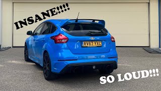 I Straight piped the Focus RS MK3 Ep1 modifying cars [upl. by Aurelea954]