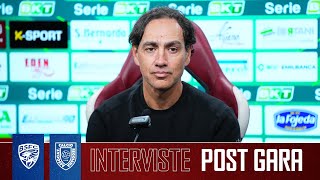 INTERVISTE POST GARA BRESCIA CALCIO vs AC REGGIANA [upl. by Marquet674]