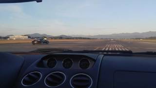 Lamborghini Gallardo rip down Abbotsford runway [upl. by Ailiec291]