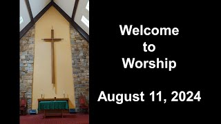 Colesville Presbyterian Church Livestream August 4 2024 [upl. by Pierson]