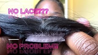 DIY FLAT NONLACE WIG  REMOVE UGLY HUMP [upl. by Boiney]