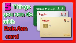 5 things you can do with Your Rakuten Card Unlocking Possibilities [upl. by Paapanen]