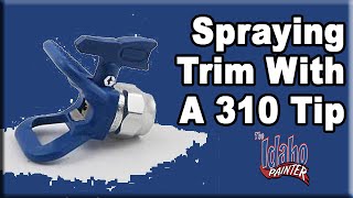 What Tip To Spray Paint Trim Work Graco Sprayer Tutorials [upl. by Corinna]