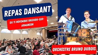 Orchestre Bruno Dubois Repas Dansant musette BrienonsurArmançon du 111123 [upl. by Kaczer827]