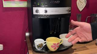 How to select the coffee taste Delonghi superautomatic espresso coffee machine ESAM 3000 Magnifica [upl. by Oiraved]