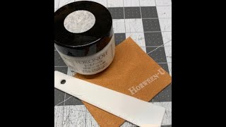 Using Tokonole To Smooth Out The Flesh Side Of Leather [upl. by Shanly96]