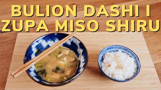 🍜 BULION DASHI I ZUPA MISO  SHIRU 🍜 Podstawy kuchni japońskiej 🎌 Pomysł na wegański obiad 🇯🇵 [upl. by Burley]