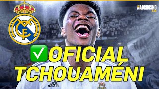 🟢💥 TCHOUAMENI es ya NUEVO JUGADOR del REAL MADRID 💥😎 [upl. by Aromat706]