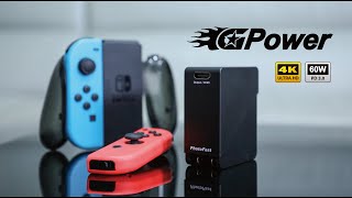 PhotoFast GPower Charge Your Nintendo Switch amp Display On TV 放下手中小螢幕 享受4K大畫面 [upl. by Henley]