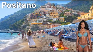 Positano Italy 4K  The Most Romantic City  Amalfi Coast [upl. by Enileve]