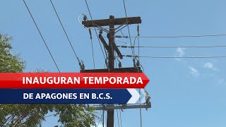 LaPaz Apagones Se inaugura la temporada de apagones en BCS [upl. by Trebleht]