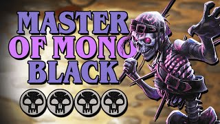 I CREATED A MONSTER Mono Black SO GOOD  MTG Arena S [upl. by Joelly971]