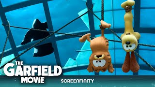 Garfield And Odie Get Catnapped  The Garfield Movie  Screenfinity [upl. by Einitsed]