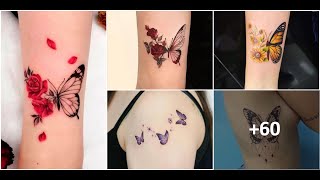 Los Mejores Tatuajes de Mariposas para Mujeres [upl. by Einnaj636]