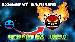 Comment EVOLUER sur GEOMETRY DASH [upl. by Dlanod]