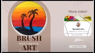 How to make painting with BRUSH Paint step by step watch full vdo [upl. by Kirrad]