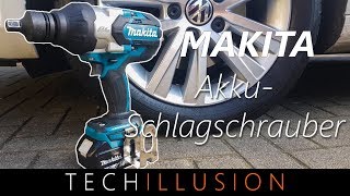 🛠POWER  Makita Akku Schlagschrauber DTW1001  Cordless High Torque Impact Wrench Review amp Test [upl. by Mook]