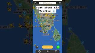 Facts about Air Traffic ✈️ in Sky Why We cant See Other Flight in sky shortsfeed shorts [upl. by Ainar484]