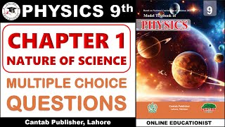 MCQs  Chapter 1  Nature Of Science  9th Physics  Cantab Publisher Lahore  FBISE JamalPhysicist [upl. by Ahsla]