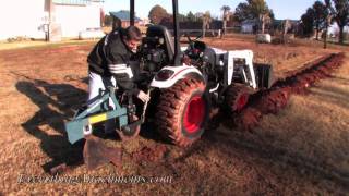 How to plow your garden with a compact tractor [upl. by Abey370]