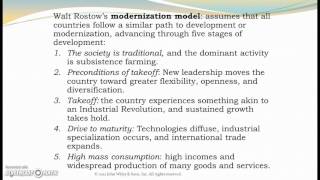 Modernization Model amp Its Critics [upl. by Eilrahc299]