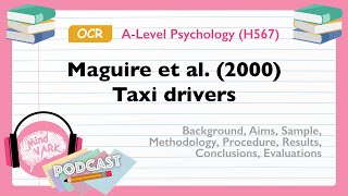 Podcast Maguire et al 2000 Taxi drivers [upl. by Boardman]