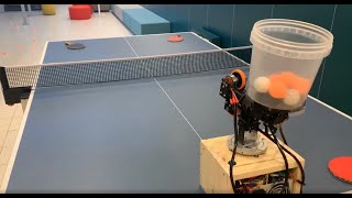 Homemade Table Tennis Robot [upl. by Rehpotsrihc]