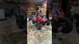 Walkaround Leo’s Honda TRX 250X Front Suspension Widening and Lowering Kit from Diamond J Customs [upl. by Htebsil]